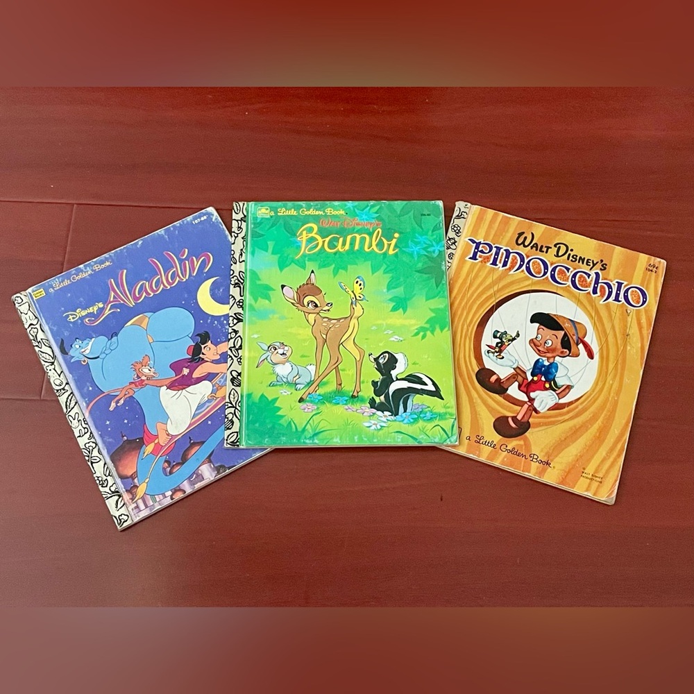 Vintage Disney Little Golden Books Set